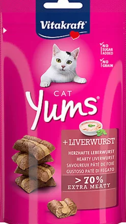 Vitakraft - Friandises Yums à la Pâté de Foie pour Chat - 40g