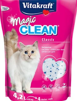 Vitakraft - Litière Silice Magic Clean Classic pour Chats - 4,2L