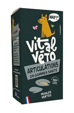 Vitalvéto - Gommes Santé Articulations pour Chien - 24g