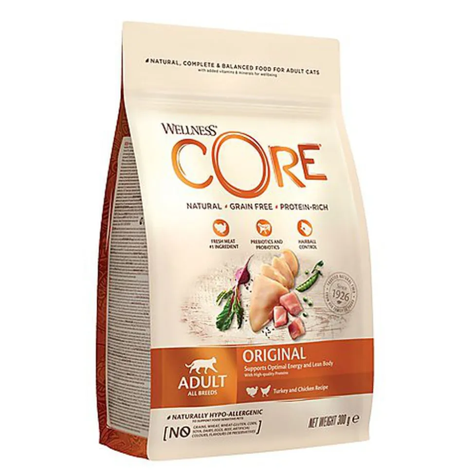 Wellness - Croquettes Original Dinde et Poulet Pour Chats - 300g
