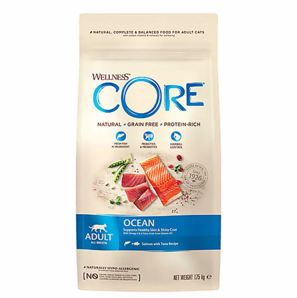 Wellness CORE - Croquettes Océan Saumon et Thon pour Chat