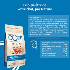 Wellness CORE - Croquettes Océan Saumon et Thon pour Chat