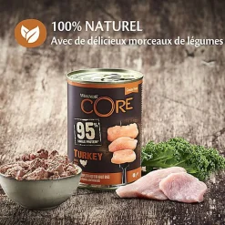 Wellness CORE - Repas Complet 95% de Dinde pour Chien - 400g