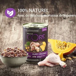 Wellness CORE - Repas Complet Puppy 95% de Poulet et Dinde pour Chiot - 400g
