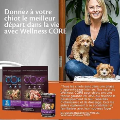 Wellness CORE - Repas Complet Puppy 95% de Poulet et Dinde pour Chiot - 400g