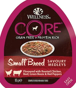 Wellness CORE - Repas Savoury Medleys Poulet et Bœuf pour Chien Petite Race - 85g