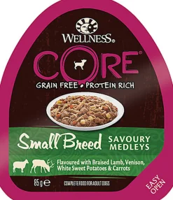 Wellness CORE - Repas Savoury Medleys Agneau et Gibier pour Chien Petite Race - 85g