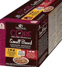 Wellness CORE - Sélection de Boucher Savoury Medleys pour Chien Petite Race - 510g