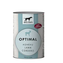 William's - Pâtée OPTIMAL à l'Agneau pour Chien