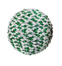 Wouapy - Balle Pelote Ruban Vert Noël pour Chiens - 22cm