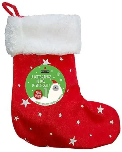 Wouapy - Botte Noel Friandise + Jouet pour Chat
