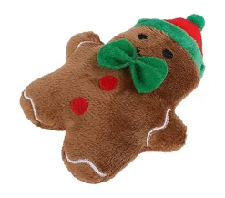 Wouapy - Jouet Biscuit de Noël en Tissu pour Chat - 11cm