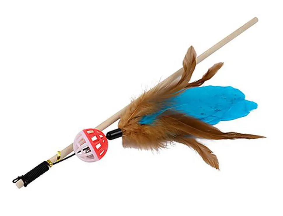 Wouapy - Jouet Canne à Pêche Cirque pour Chat - 40cm