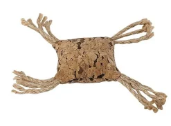 Wouapy - Jouet Carré en Liège avec Corde pour Chat