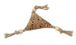 Wouapy - Jouet chat Triangle en Liège avec Corde pour Chat