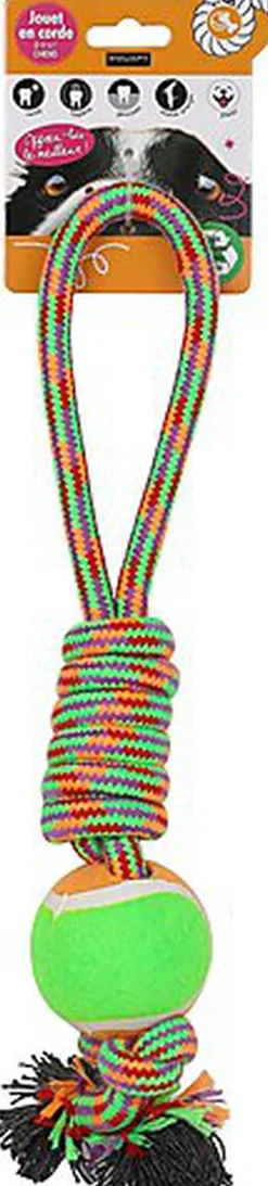 Wouapy -  Jouet Corde Nœud Captain pour Chien - 38cm