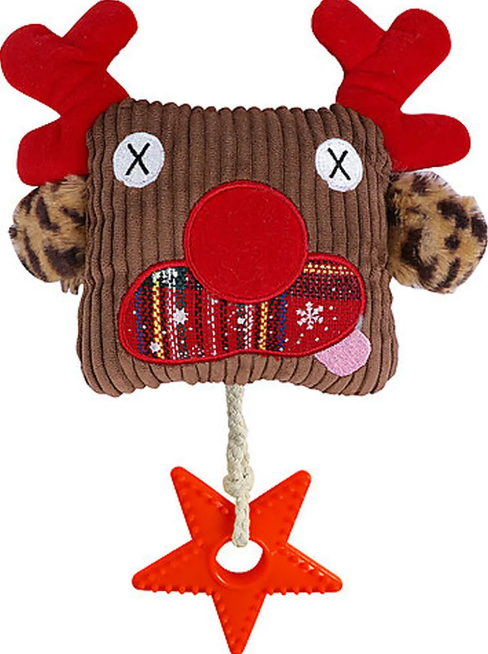 Wouapy - Jouet Dingos Renne avec Sabot pour Chien - 25cm