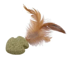 Wouapy - Jouet Poisson Nageur à Plumes Matatabi Herbe à Chat pour Chats