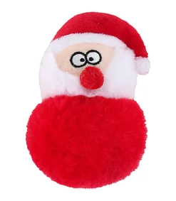 Wouapy - Jouet Pompom Père Noël Fourrure pour Chats - 11cm