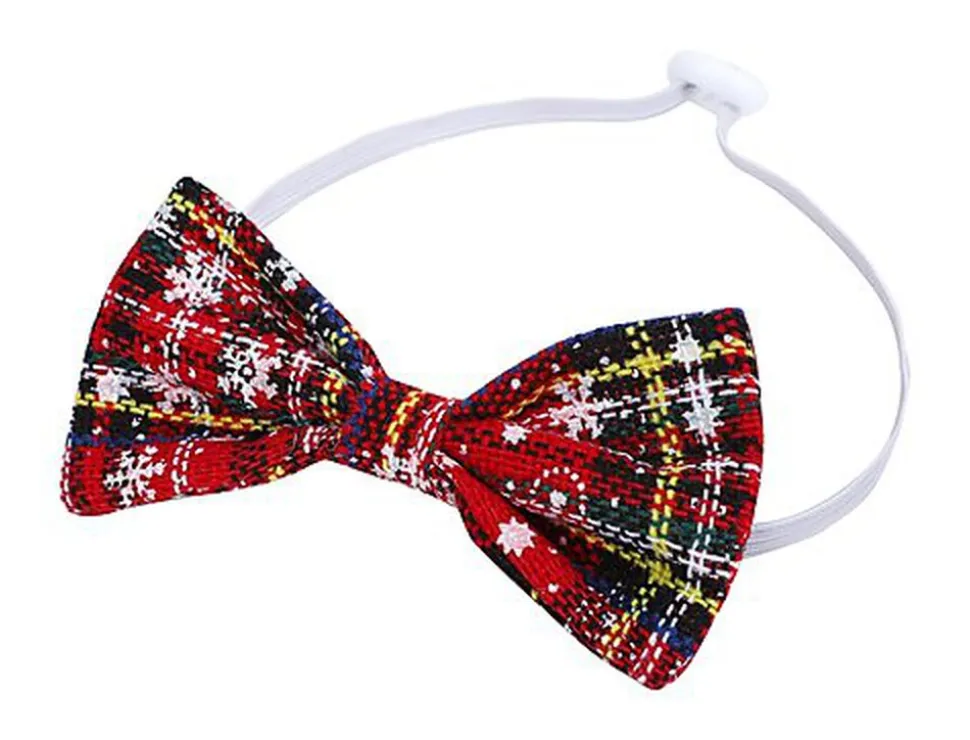 Wouapy - Noeud Papillon Noël pour Chien et Chat - 14 x 6,5cm