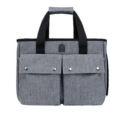 Wouapy - Sac Baroudeur Gris pour Chiens - 40x21x30cm
