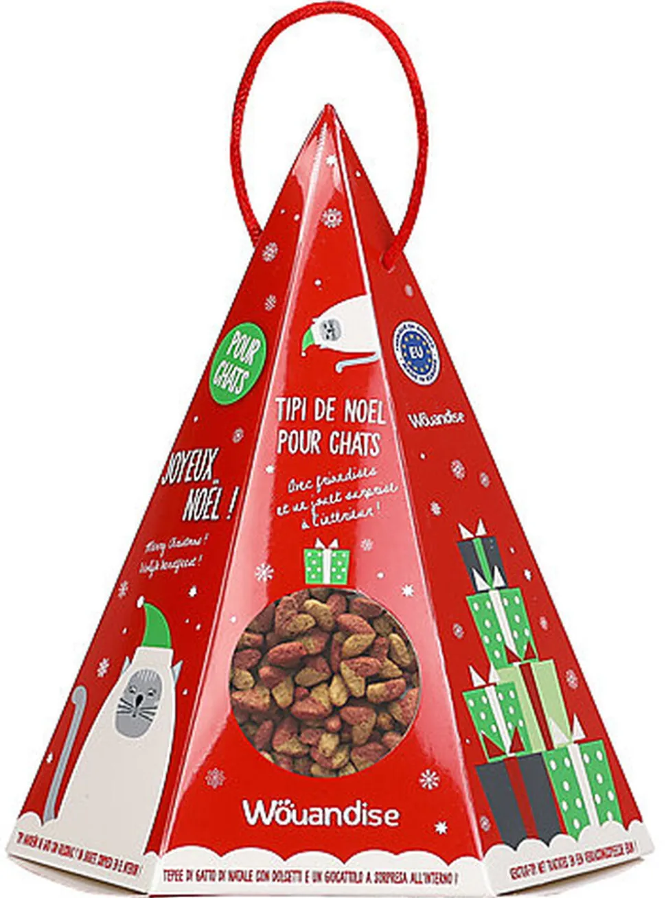 Wouapy - Tipi Surprise de Noël pour Chat