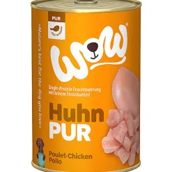 WOW - Repas Complet Naturel PUR Poulet pour Chiens - 400g