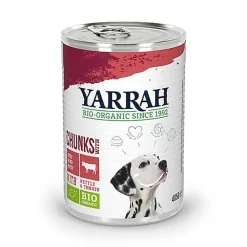 Yarrah - Bouchées Bio Sans Céréales au Bœuf pour Chiens - 405g