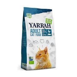 Yarrah - Croquettes Bio Poulet et Poisson pour Chat Adultes