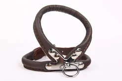 Yogipet - Harnais Cuir pour Chien - Marron