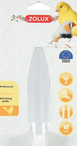 Zolux - Abreuvoir Plat pour Oiseaux à Bec droit - 70ml