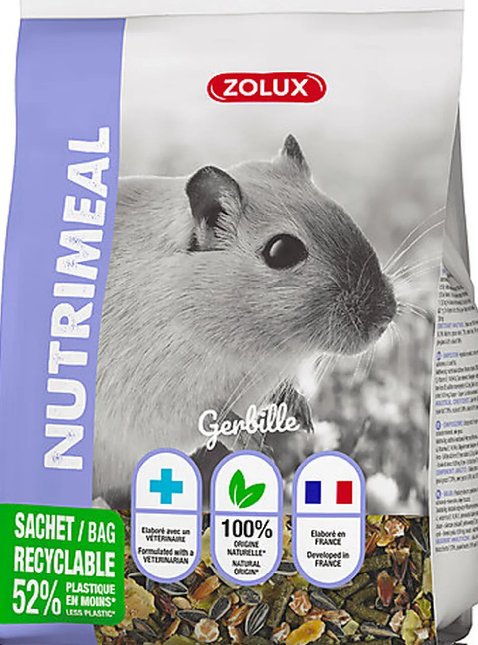 Zolux - Aliment Composé Nutrimeal pour Gerbille - 600g