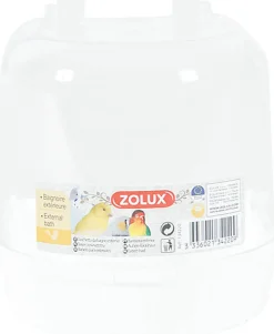 Zolux - Baignoire Extérieure à Fond Blanc pour Oiseaux