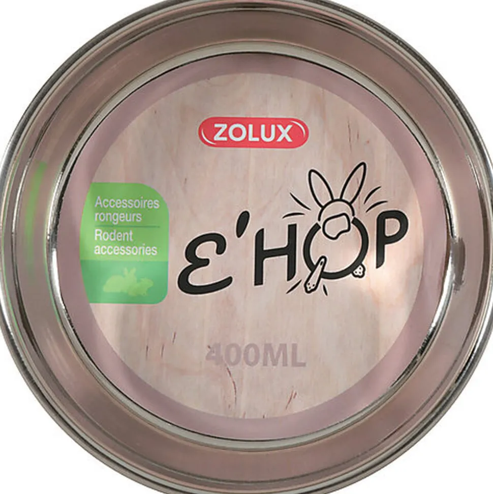 Zolux - Bol Inox Ehop Rose pour Rongeur - 400ml