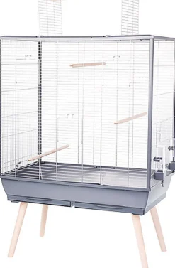 Zolux - Cage Neolife Gris pour Oiseaux - 80cm