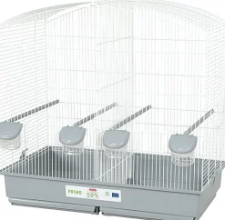 Zolux - Cage Primo Cati Family Blanc et Gris pour Oiseaux - 70cm