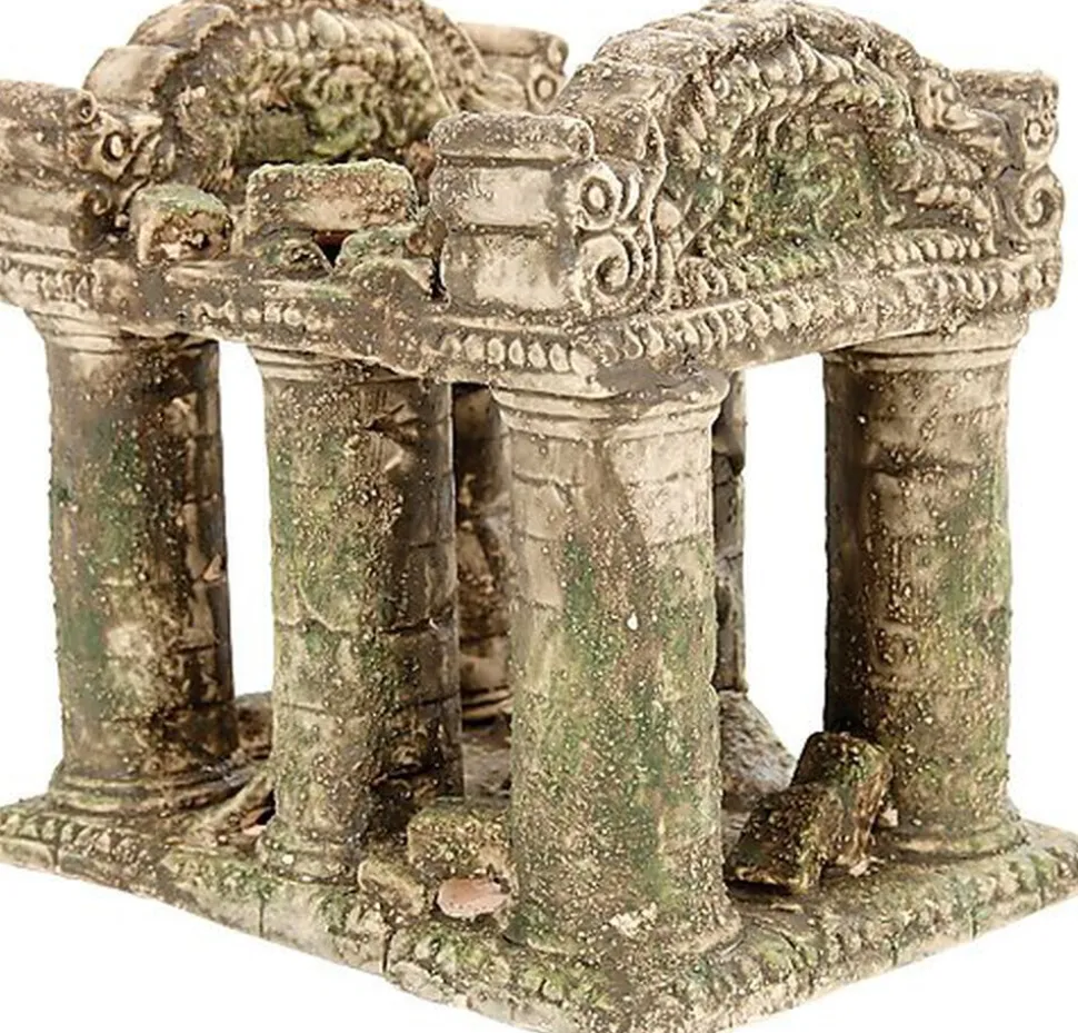 Zolux - Décoration Mausolée Angkor pour Aquarium - 17,4cm