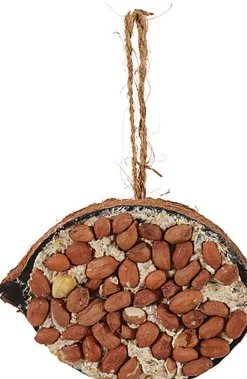 Zolux - Demi noix de coco avec graisse et arachide - 250g