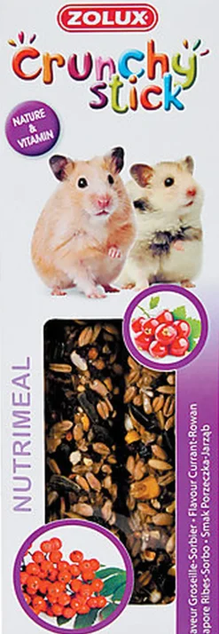 Zolux - Friandises Crunchy Stick Groseille et Sorbier pour Hamster - 115g