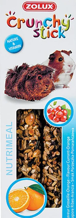 Zolux - Friandises Crunchy Stick Groseille et Orange pour Cochon d'Inde - 115g