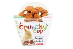 Zolux - Friandises Crunchy Cup Carotte et Lin pour Rongeurs - 200g