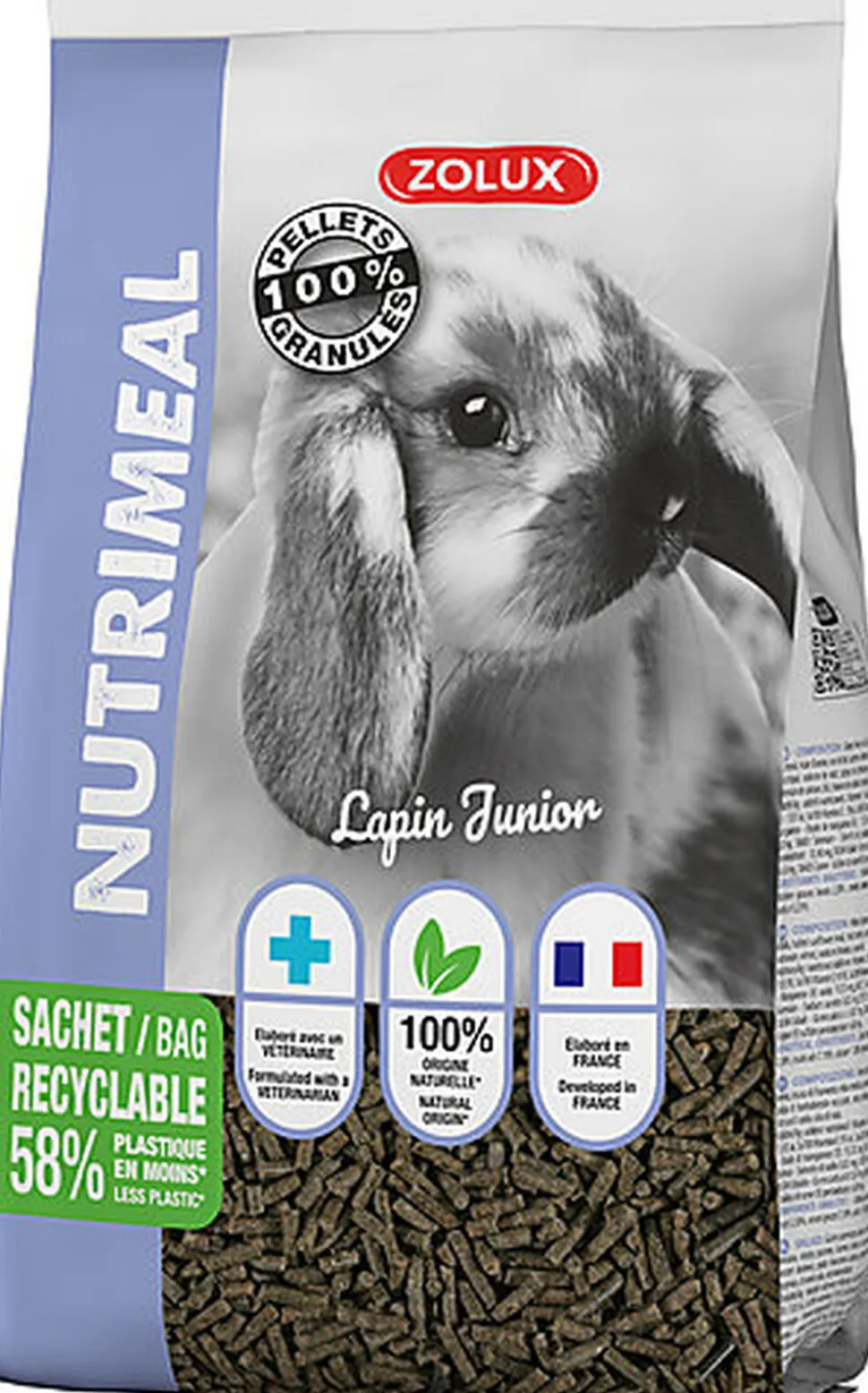 Zolux - Granulés Nutrimeal pour Lapin Junior