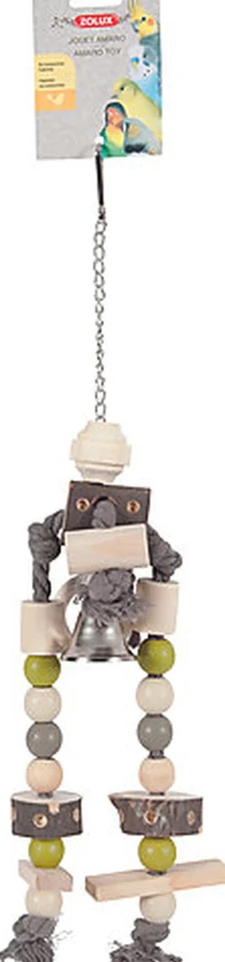 Zolux - Jouet Amaro en Bois pour Perroquet - 60cm