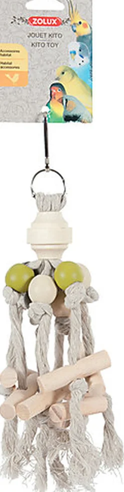 Zolux - Jouet Kito en Bois pour Perroquet - 40cm