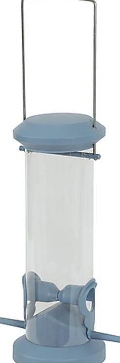 Zolux - Mangeoire Silo 2 Perchoirs pour Oiseaux du Ciel - Gris