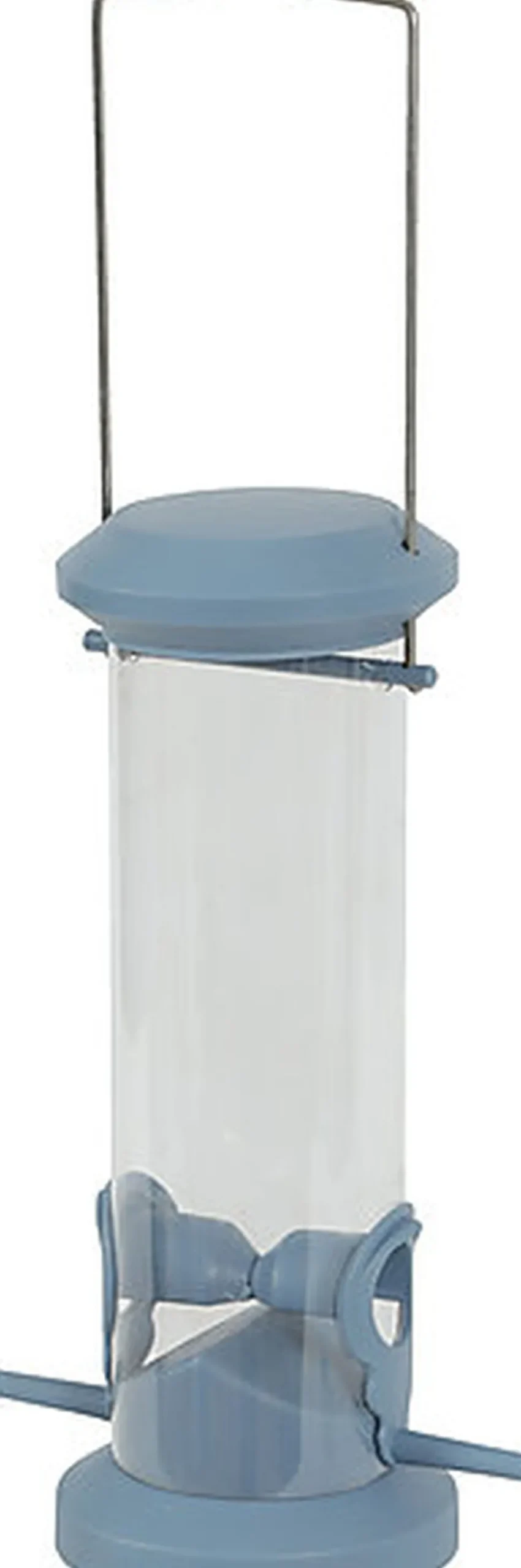 Zolux - Mangeoire Silo 2 Perchoirs pour Oiseaux du Ciel - Gris