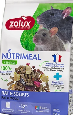 Zolux - Mélange Aliment Nutrimeal Pour Rat/Souris - 850g