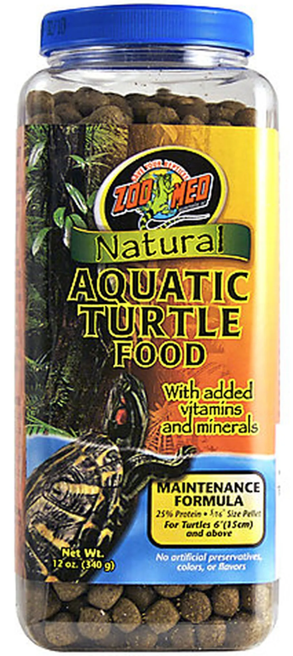 Zoomed - Alimentation en Granulés Maintenance pour Tortues Aquartiques - 340g