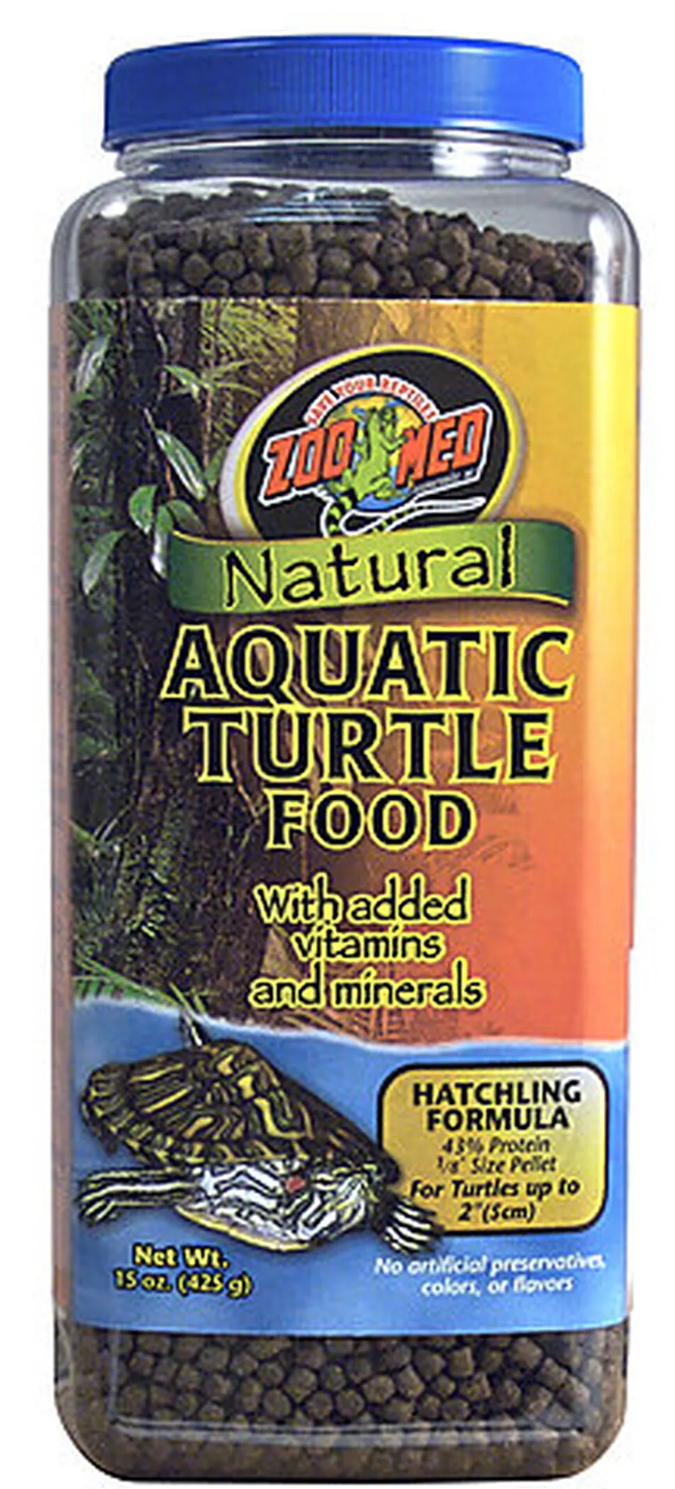 Zoomed - Alimentation pour bébés et jeunes tortues aquatiques - 425 g