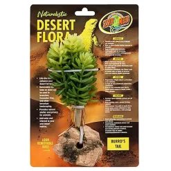 Zoomed - Décoration Artificielle Plante Queue D'âne pour Terrarium - 14,5cm